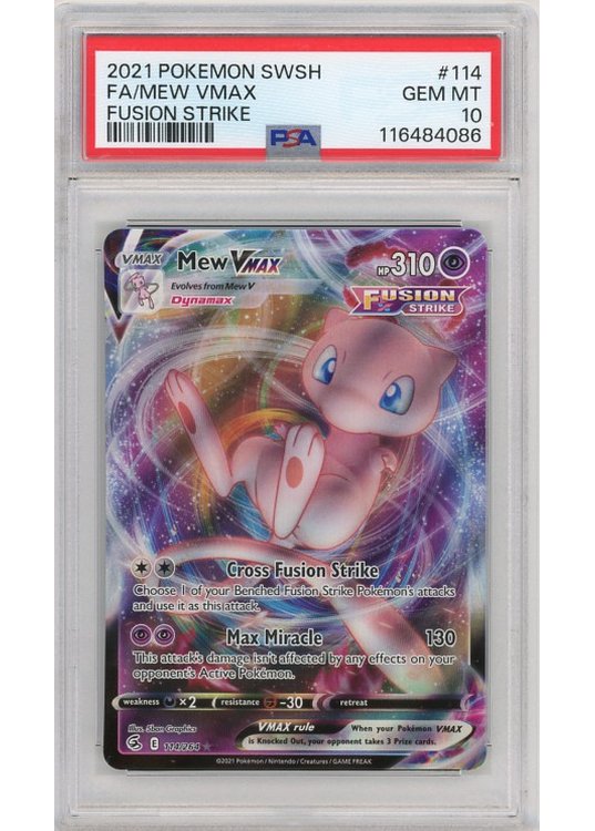 Mew VMAX 114/264 PSA 10