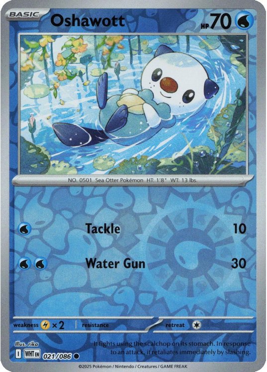 Oshawott - 021/086 - Reverse