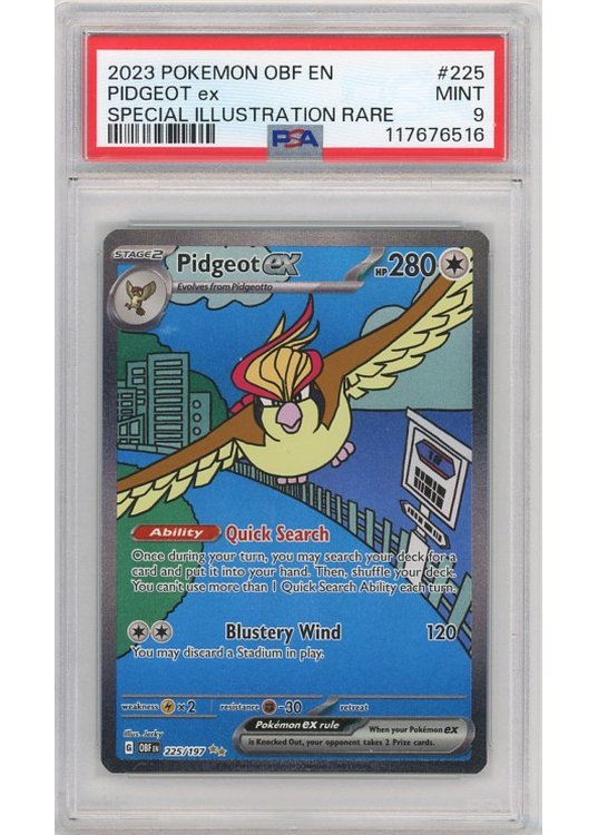 Pidgeot ex – 225/197 – PSA 9