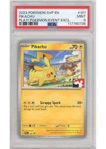 Pikachu SVP101 PSA 9
