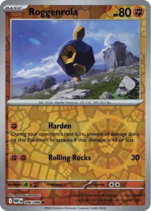 Roggenrola - 046/086 - Reverse