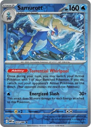 Samurott - 023/086 - Reverse