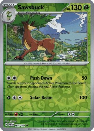 Sawsbuck - 007/086 - Reverse