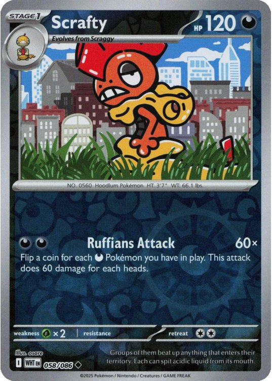 Scrafty – 058/086 – Reverse
