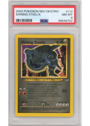 Shining Steelix 112/105 PSA 8