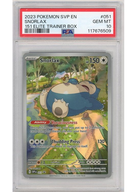 Snorlax – SVP051 – PSA 10