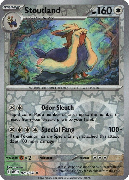 Stoutland - 076/086 - Reverse