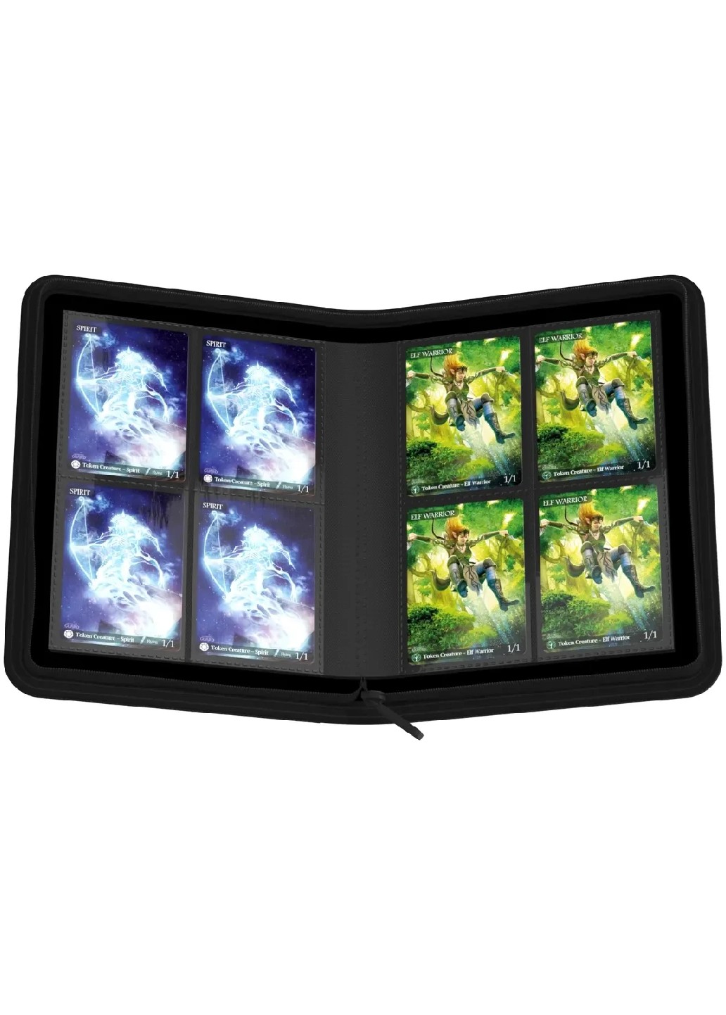 Spillermappe i høj kvalitet: Ultimate Guard 4-pocket ZipFolio XenoSkin - Sort - Billede 2