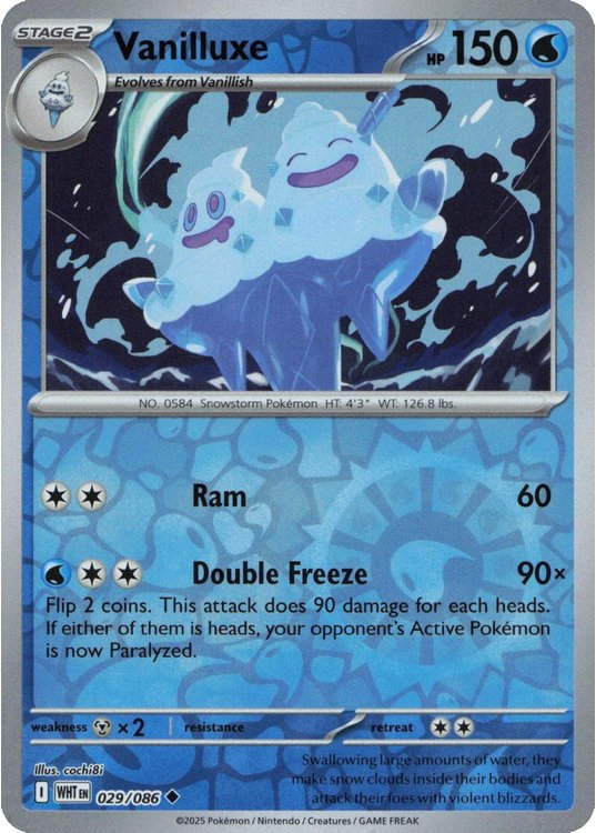 Vanilluxe - 029/086 - Reverse