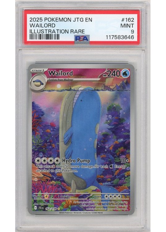 Wailord 162/159 PSA 9