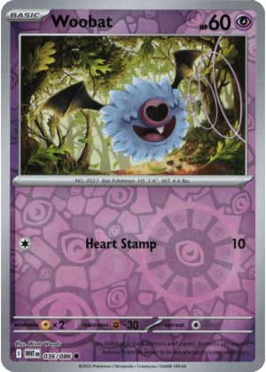 Woobat - 036/086 - Reverse