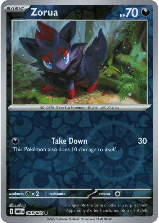 Zorua – 061/086 – Reverse