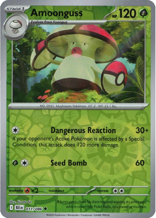 Amoonguss – 011/086 – Reverse