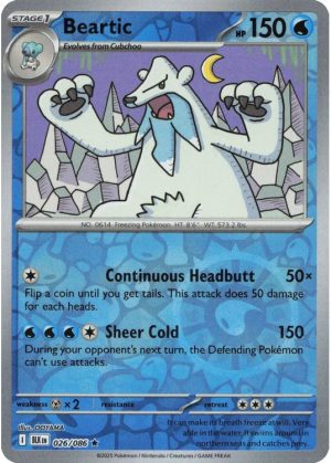 Beartic - 026/086 - Reverse
