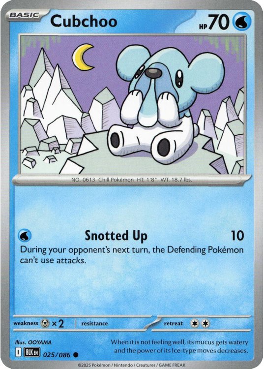 Cubchoo – 025/086