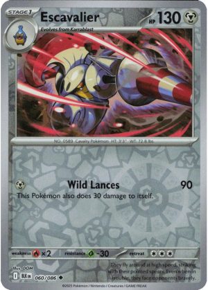 Escavalier - 060/086 - Reverse