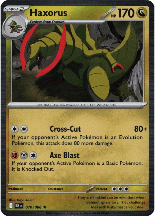 Haxorus – 070/086 (Holo)