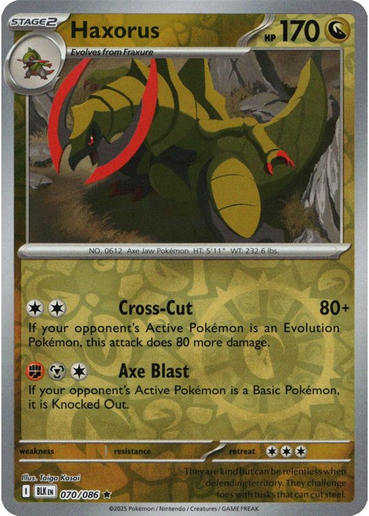 Haxorus – 070/086 – Reverse