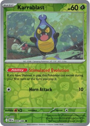 Karrablast - 009/086 - Reverse