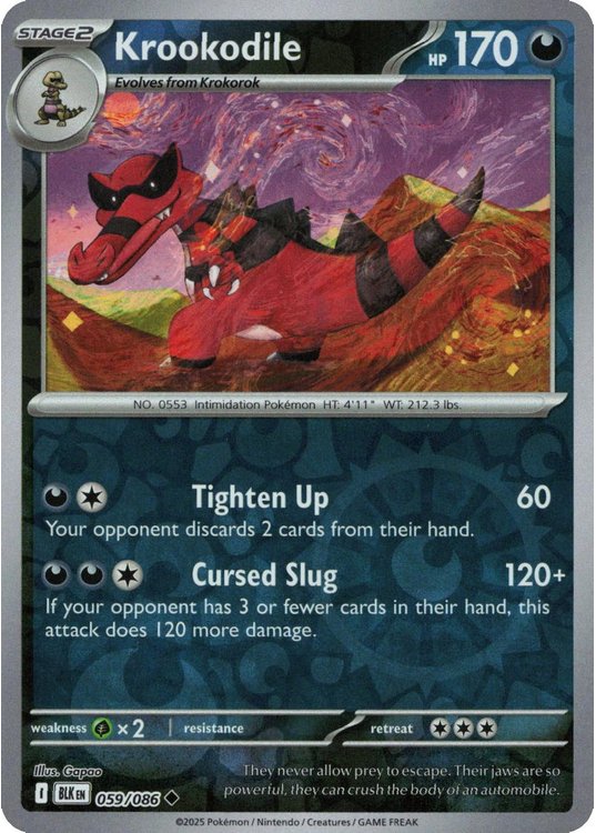 Krookodile – 059/086 – Reverse