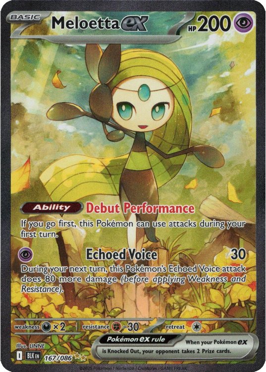 Meloetta ex - 167/086