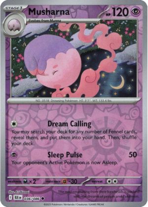 Musharna - 036/086 - Reverse