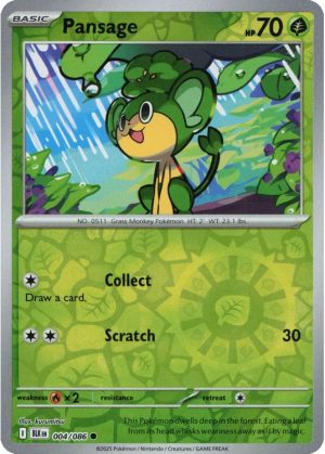 Pansage - 004/086 - Reverse