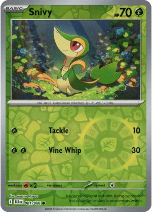 Snivy - 001/086 - Reverse