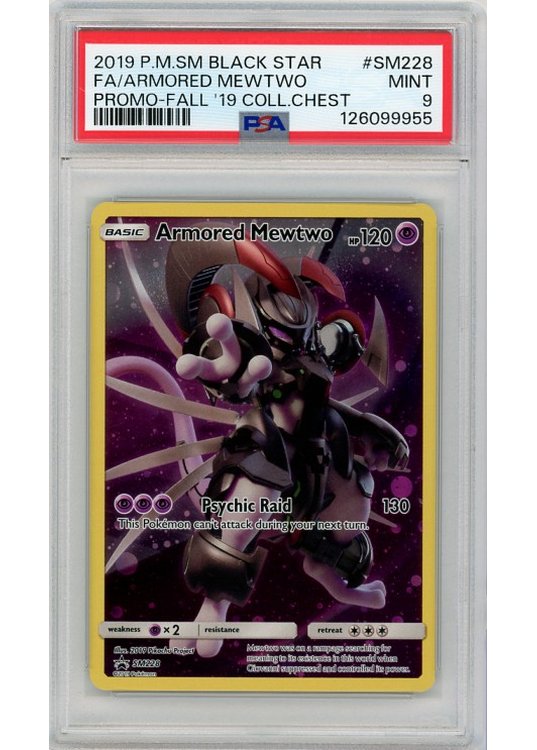 Armored Mewtwo PSA 9 - Gradede pokemon kort på Pokemons.dk