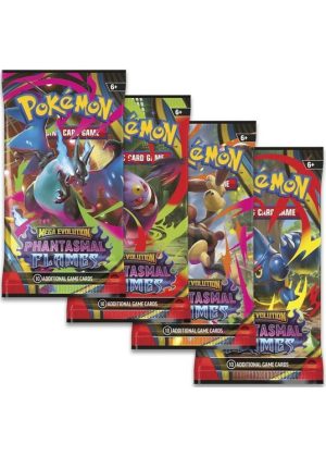 Booster Pack full artwork set (4 stk.) fra ME02 Phantasmal Flames