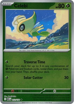 Celebi - 012/132 - Reverse