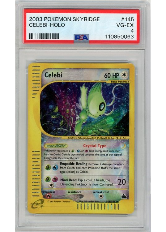Celebi 145/144 PSA 4