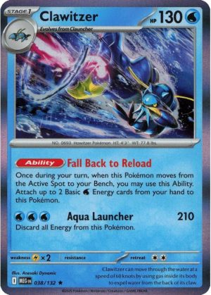 Clawitzer - 038/132 (Holo)