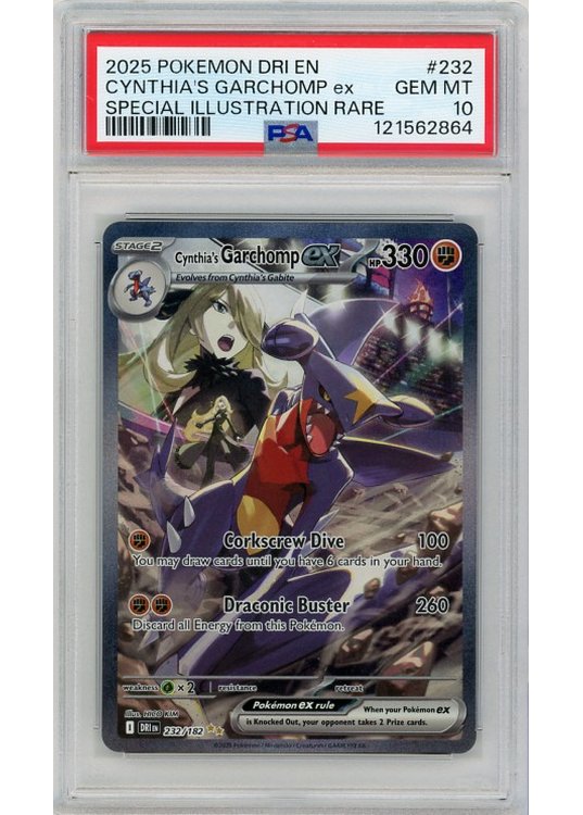 Cynthia's Garchomp ex 232/182 PSA 10