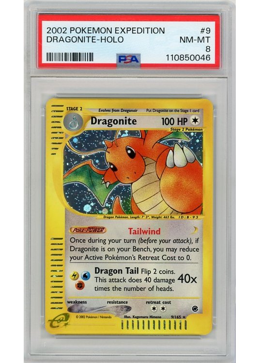 Dragonite 9/165 PSA 8