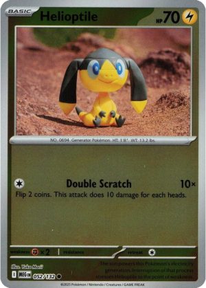 Helioptile - 052/132 - Reverse