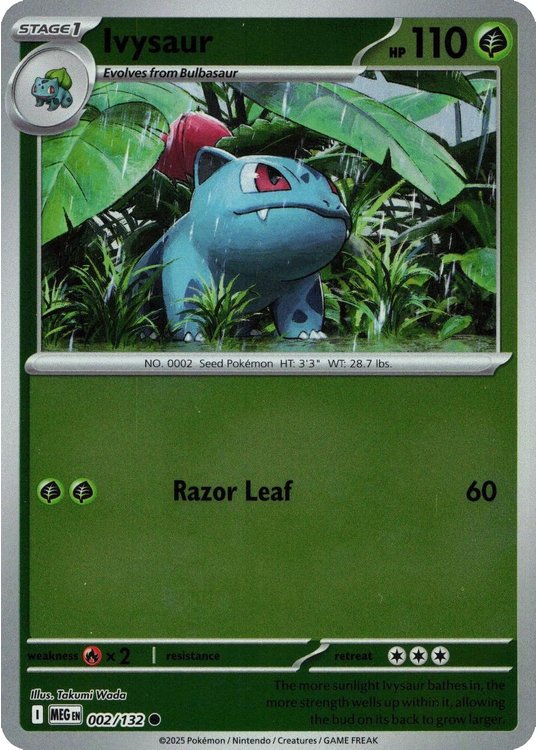 Ivysaur - 002/132 - Reverse