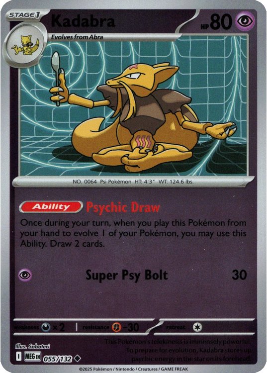 Kadabra – 055/132 – Reverse