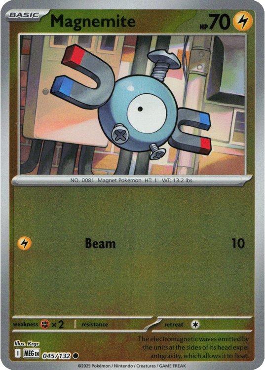Magnemite – 045/132 – Reverse