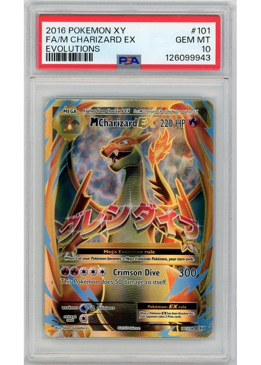 Mcharizard EX 101/108 PSA 10