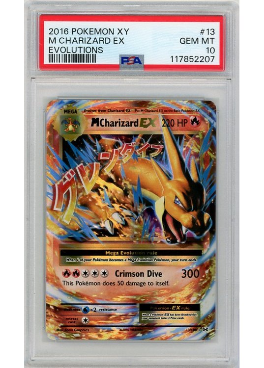 Mcharizard EX 13/108 PSA 10