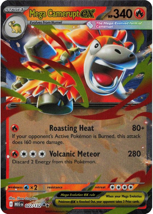 Mega Camerupt ex – 022/132