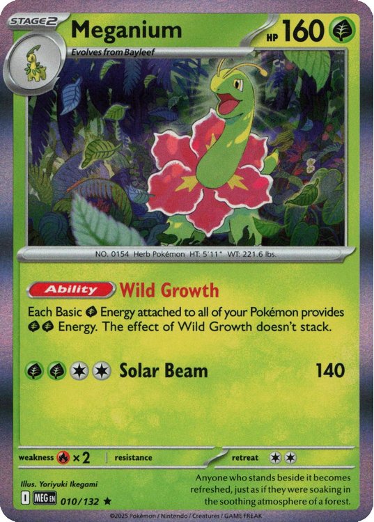 Meganium - 010/132 (Holo)