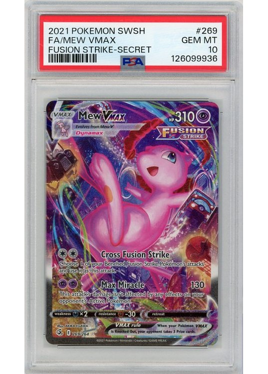 Mew VMAX 269/264 PSA 10