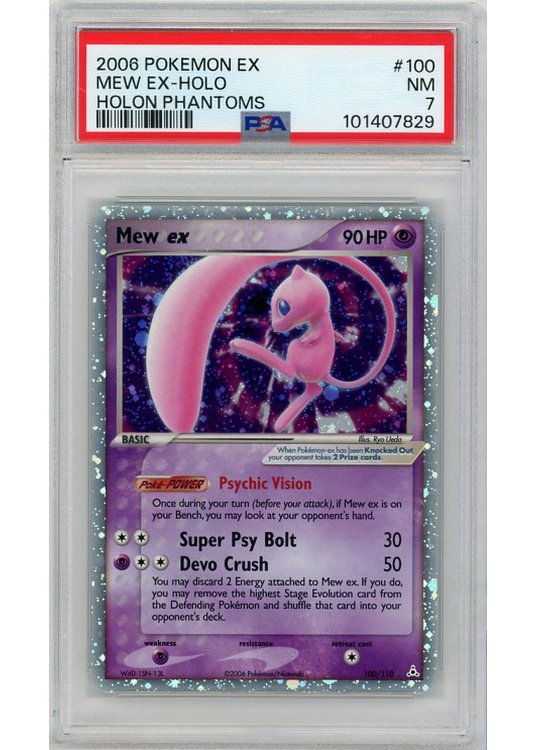 Mew ex – 100/110 – PSA 7
