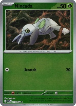 Nincada - 016/132 - Reverse