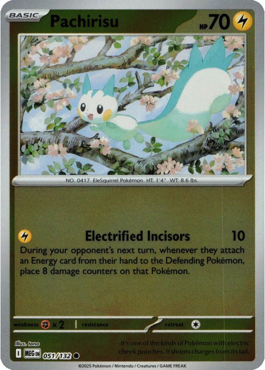 Pachirisu – 051/132 – Reverse