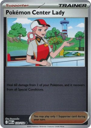 Pokémon Center Lady - 123/132 - Reverse