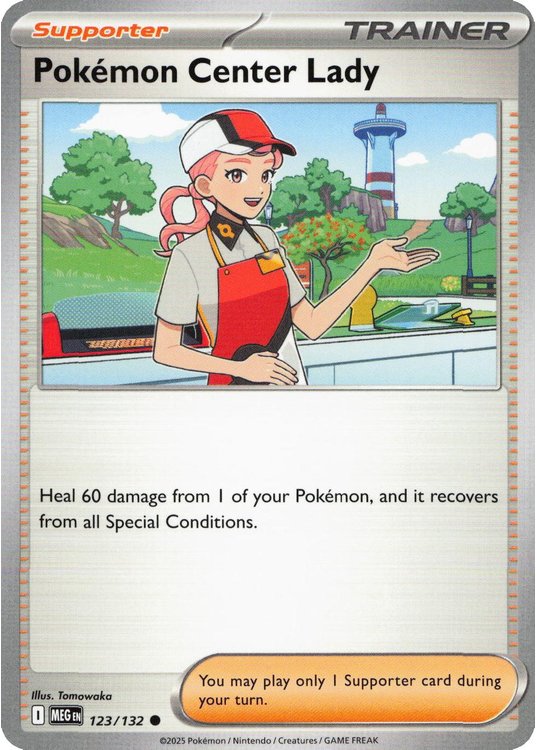 Pokémon Center Lady - 123/132