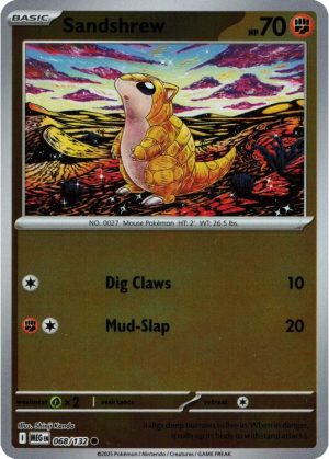 Sandshrew - 068/132 - Reverse
